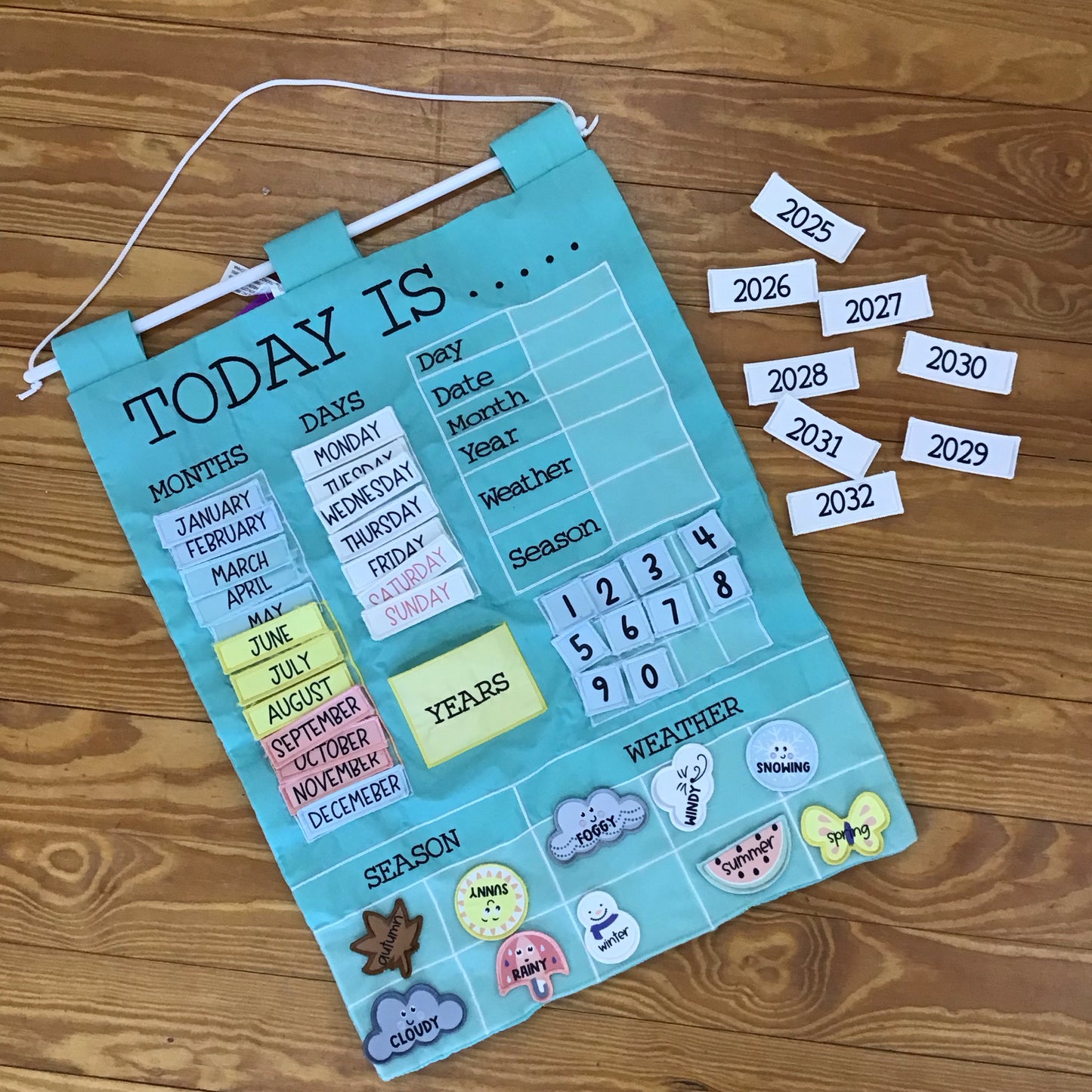 Today Is Toddler Calendar