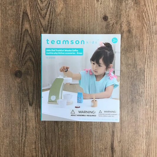 Teamson Kids Wooden Coffee Maker With Accessories