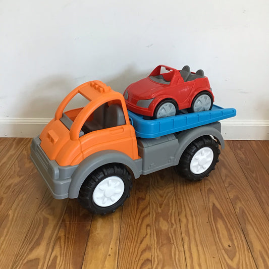 Amerivan Plastics Toy Truck Hsuler And Car - This Item Does NOT Ship