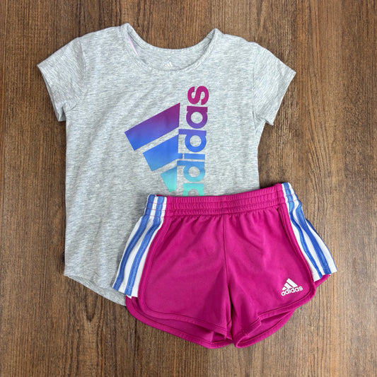 Adidas Kids Size 4/4T Two Piece Outfit