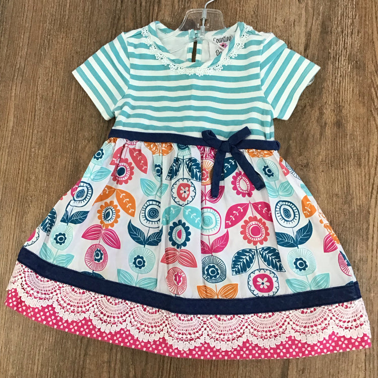 Infant Size 18 Month Counting Daisies Dress